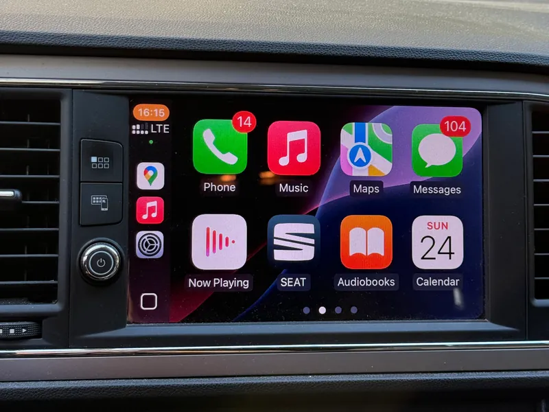 SEAT - Apple CarPlay - Aplikacionet e CarPlay në ekranin e makinës